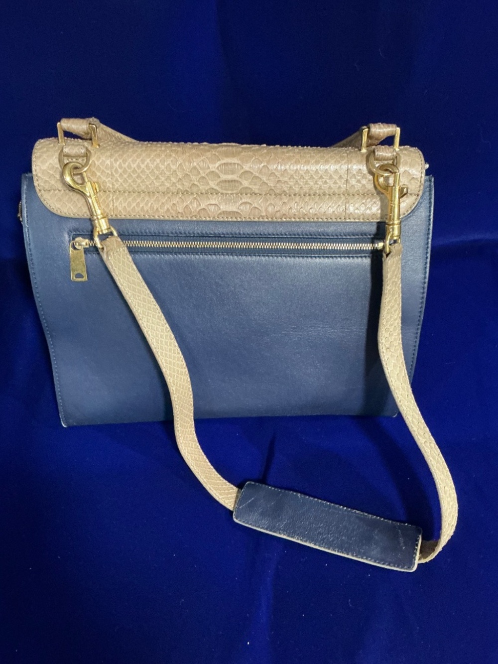 Celine Trapeze Medium Python Multi-Colored Shoulder Bag - Picture 4 of 14